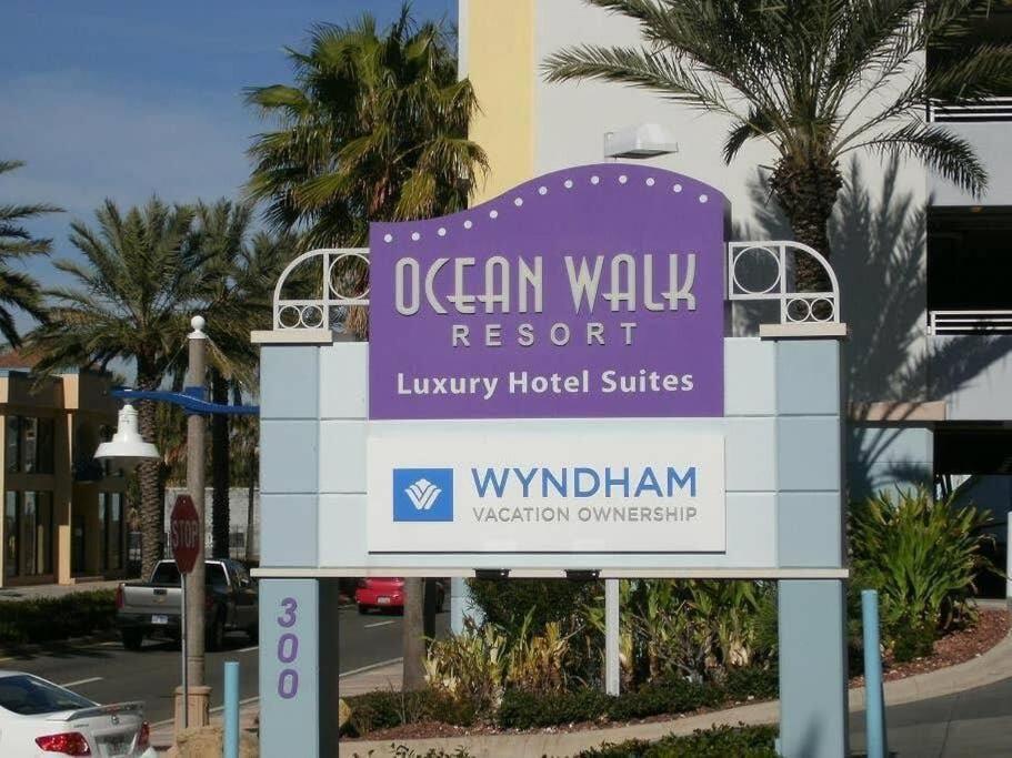 5Th Floor 1 Bedroom Direct Oceanfront Wyndham Ocean Walk Resort 代托纳海滩 外观 照片